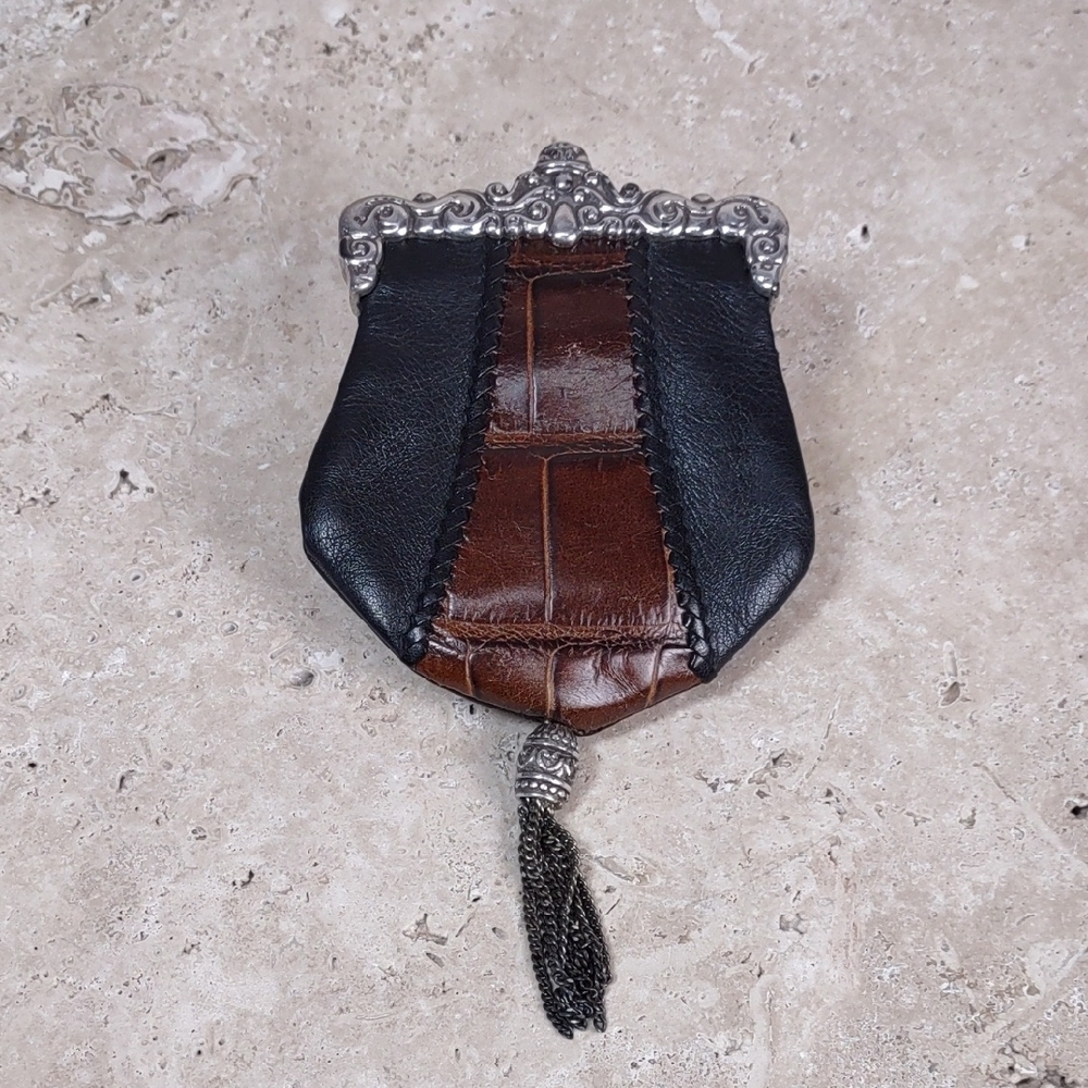 Brighton Two-tone Leather Coin Purse